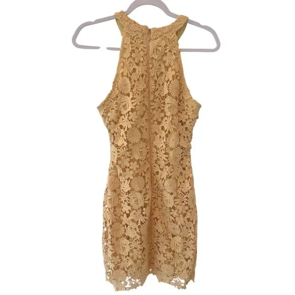 Lulus Love Poem Butter Yellow Crochet Lace Dress - Picture 7 of 10